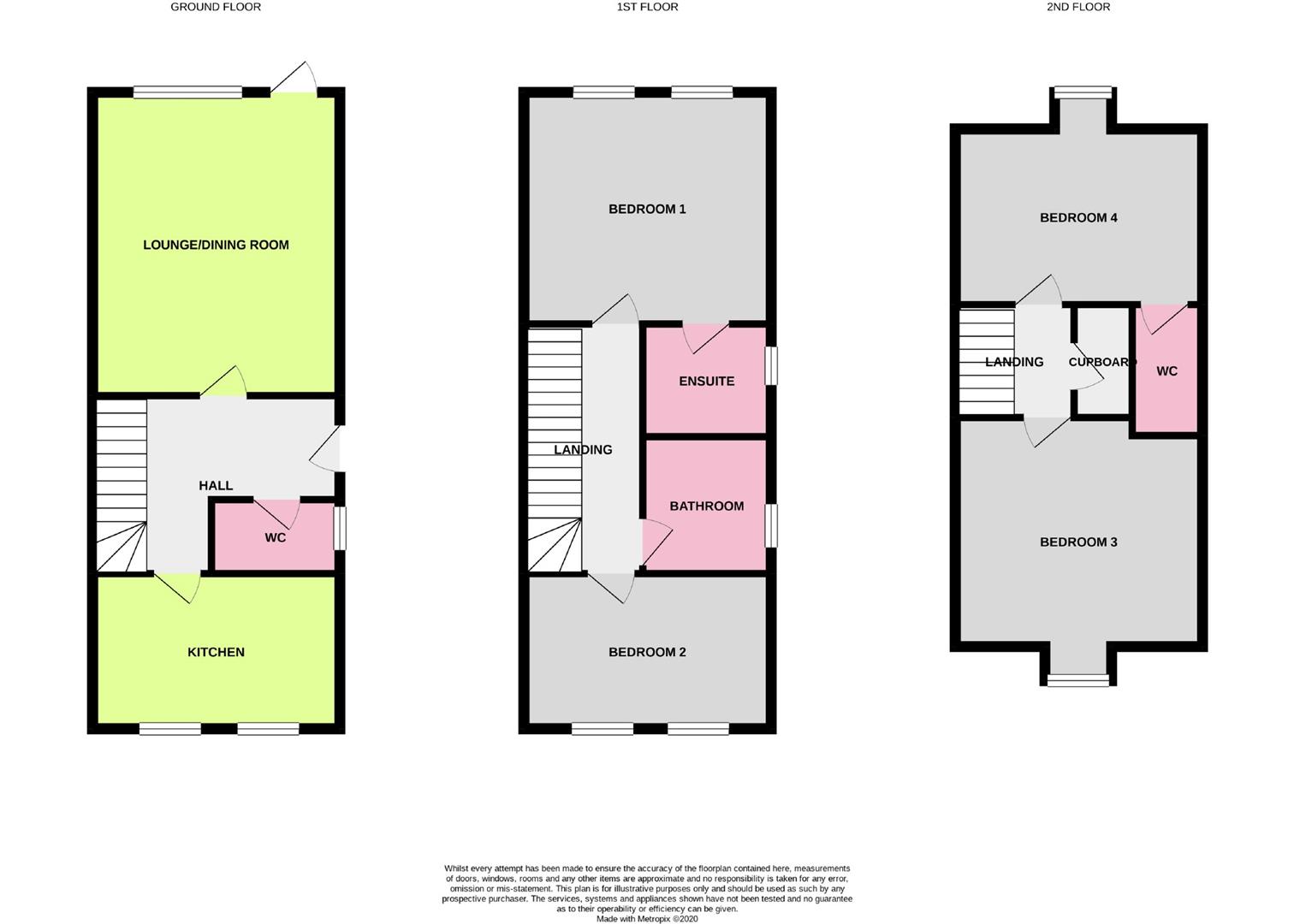 Floor Plan | House - Semi-Detached | Hammond Close, Worthing | For Sale